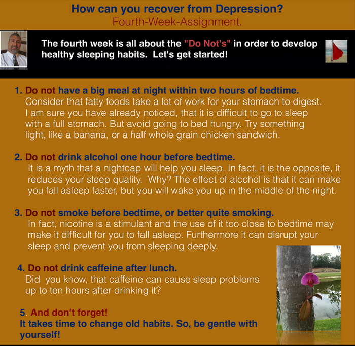 Recovery from Depression (4) - Healthy Sleeping Habits