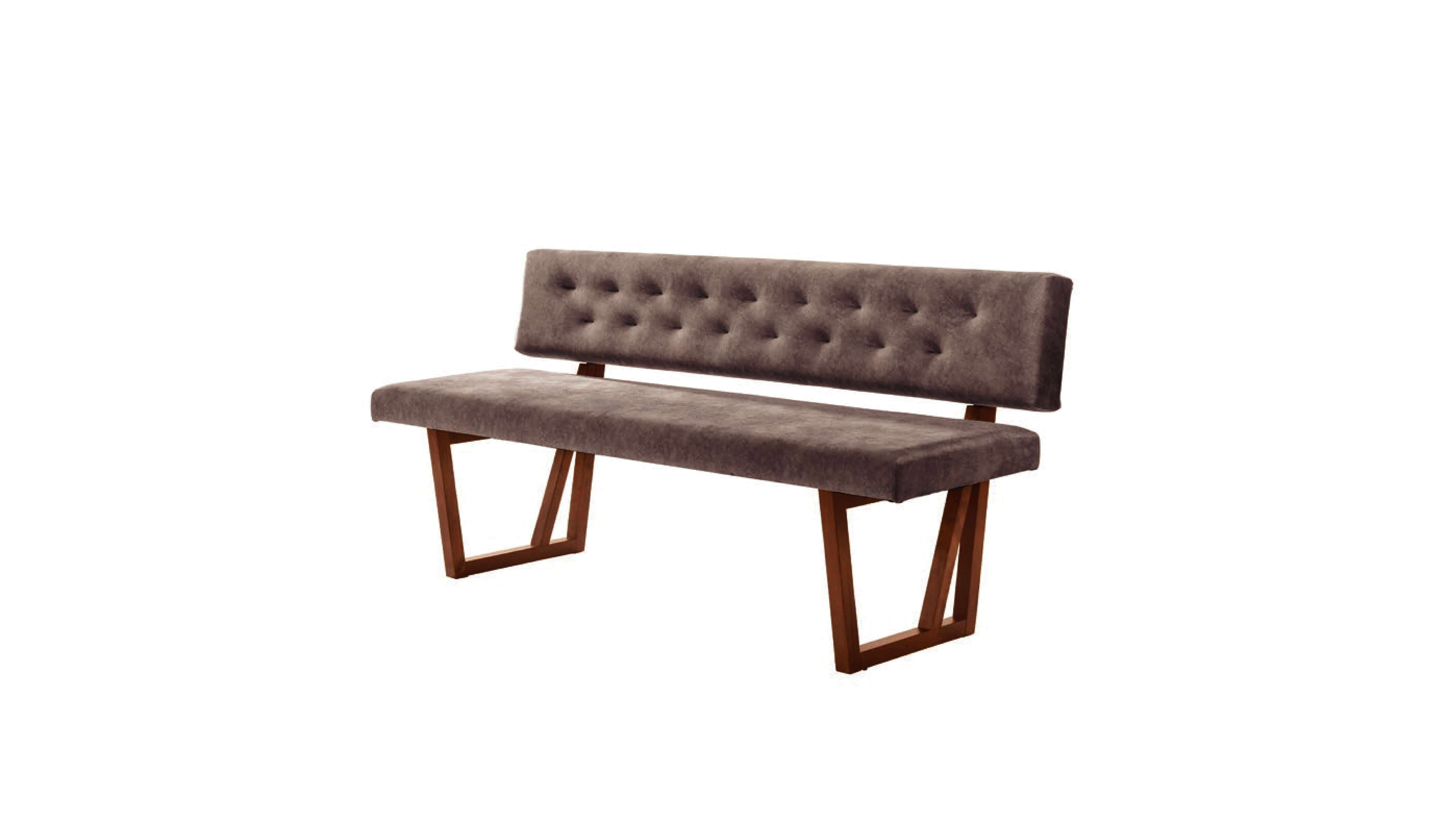 波爾頓雙人布餐椅(實木)