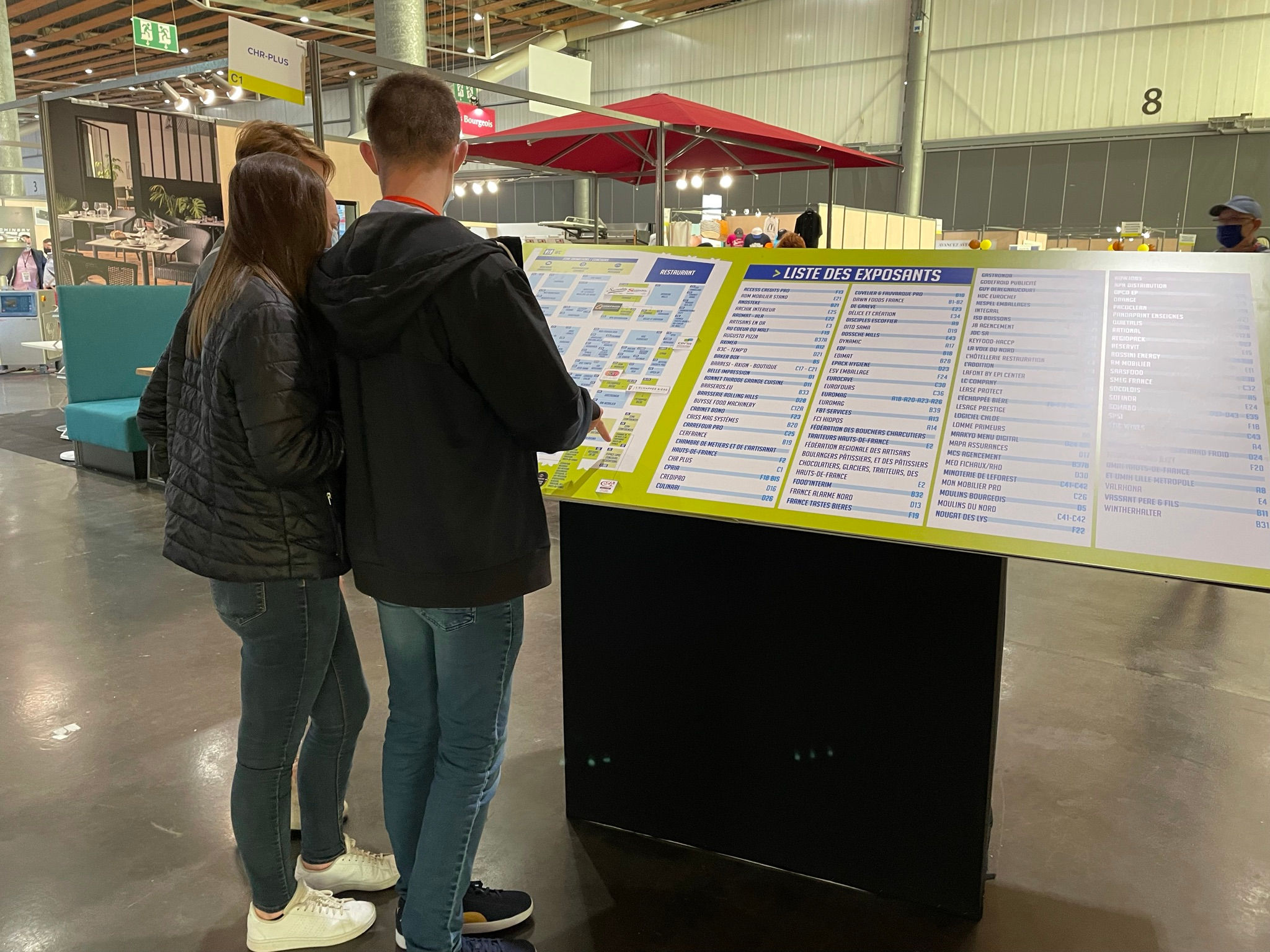 Votre logo sur le plan du salon (attention nombre limité)