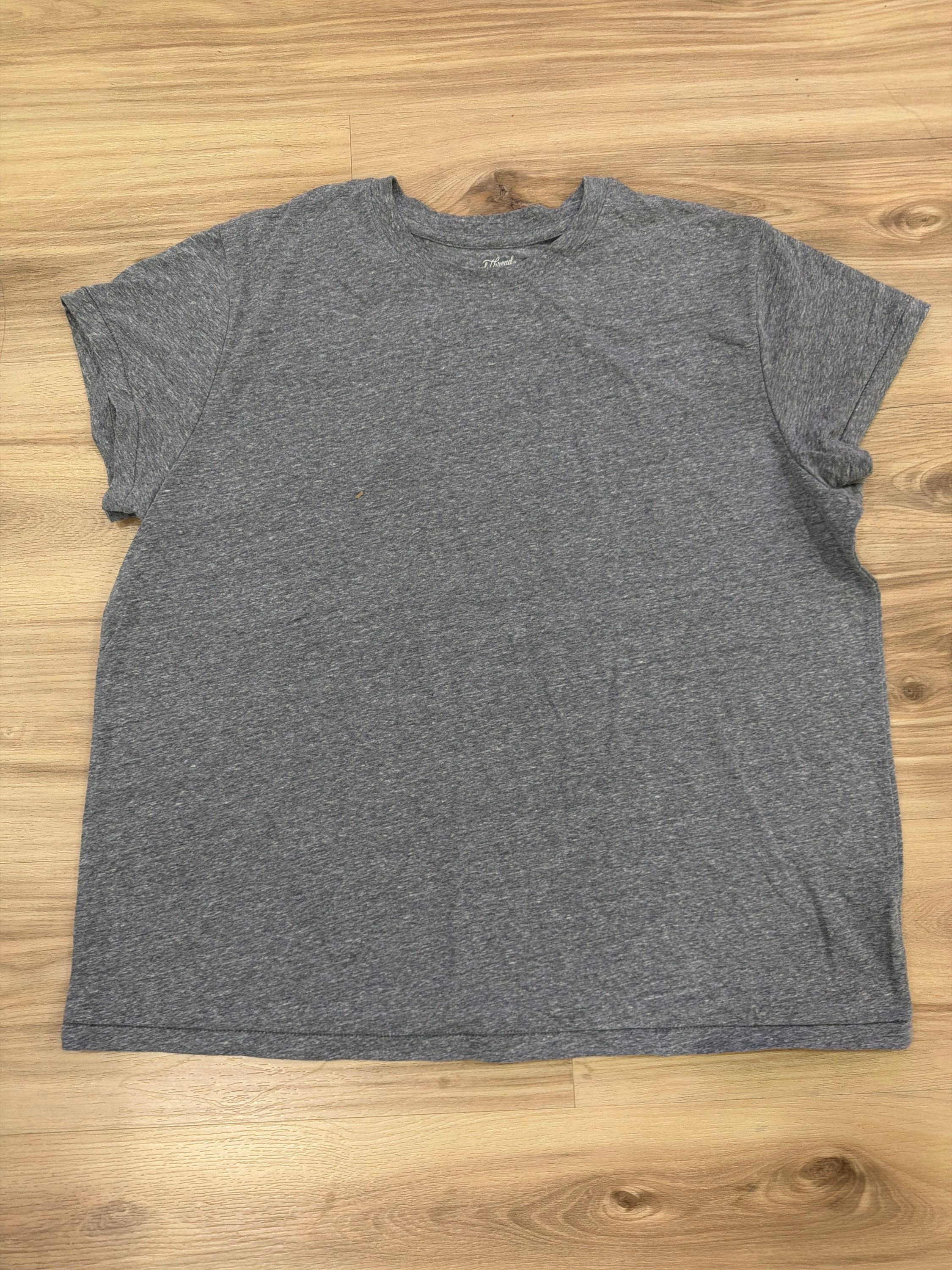 Universal Threads Heather Gray Short Sleeve Scoop Neck Tee (XL)