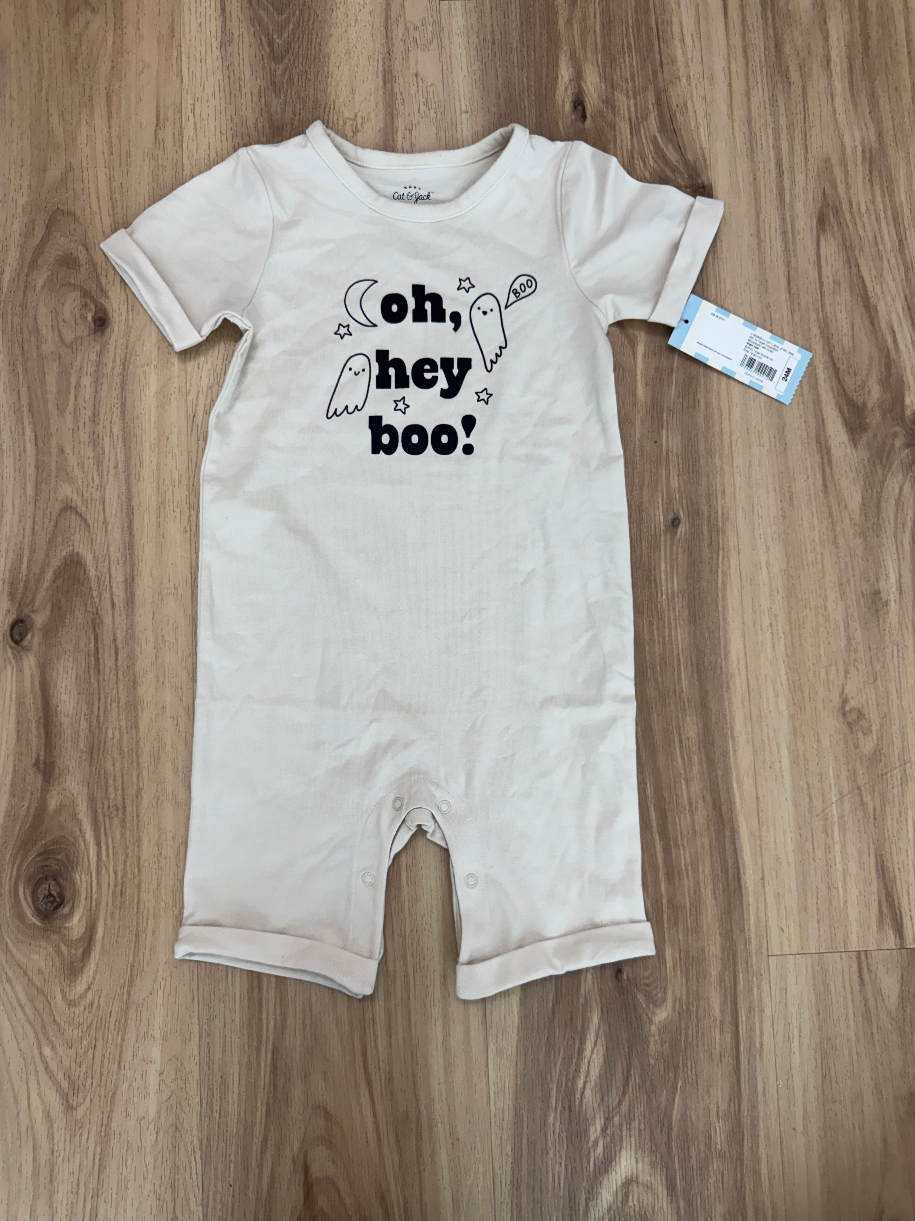 Cat & Jack Baby "Oh Hey Boo" Romper (24 Months)