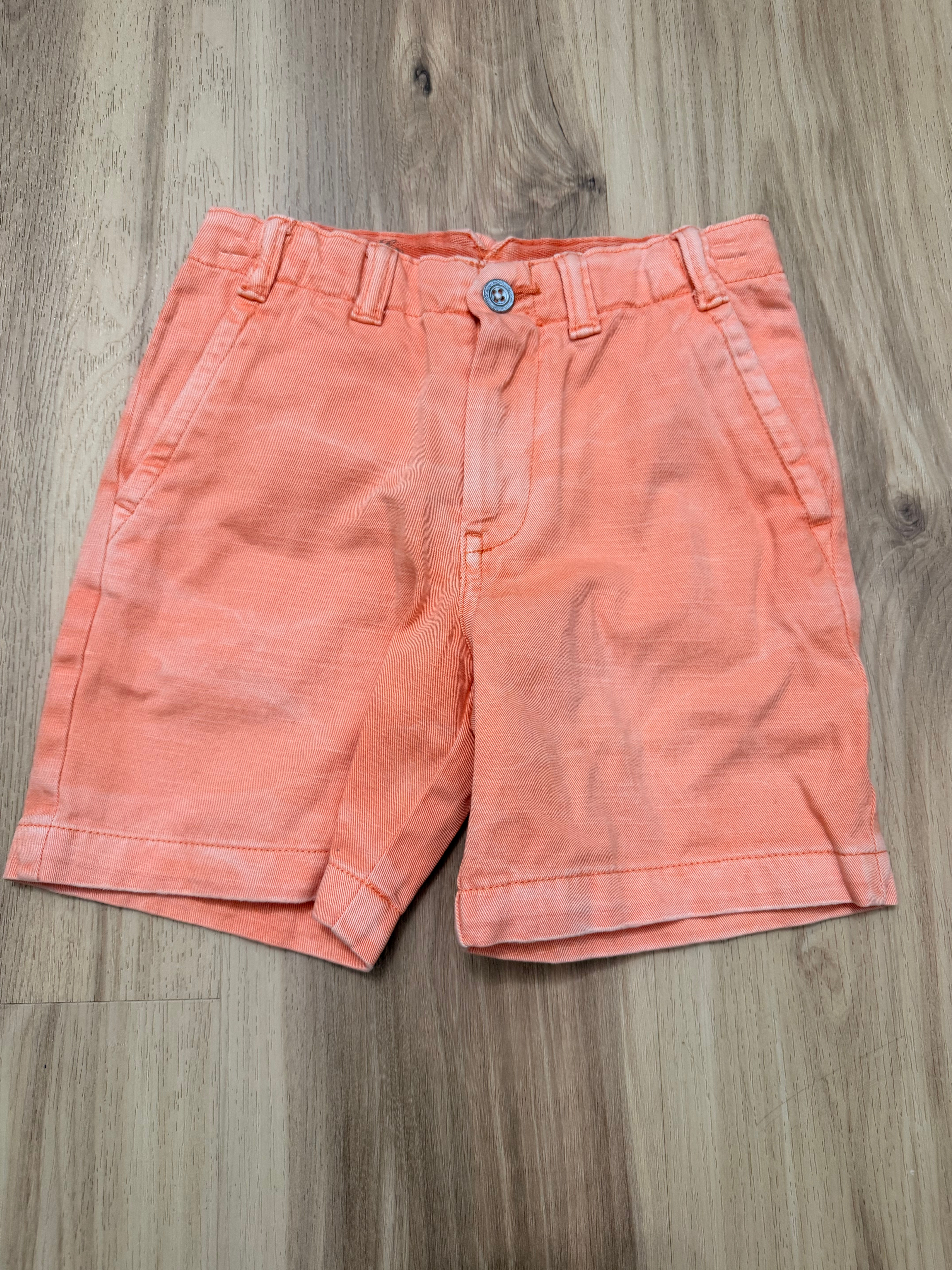 Polo Ralph Lauren Light Orange Boys Chino Hemingway Shorts (Size 6)