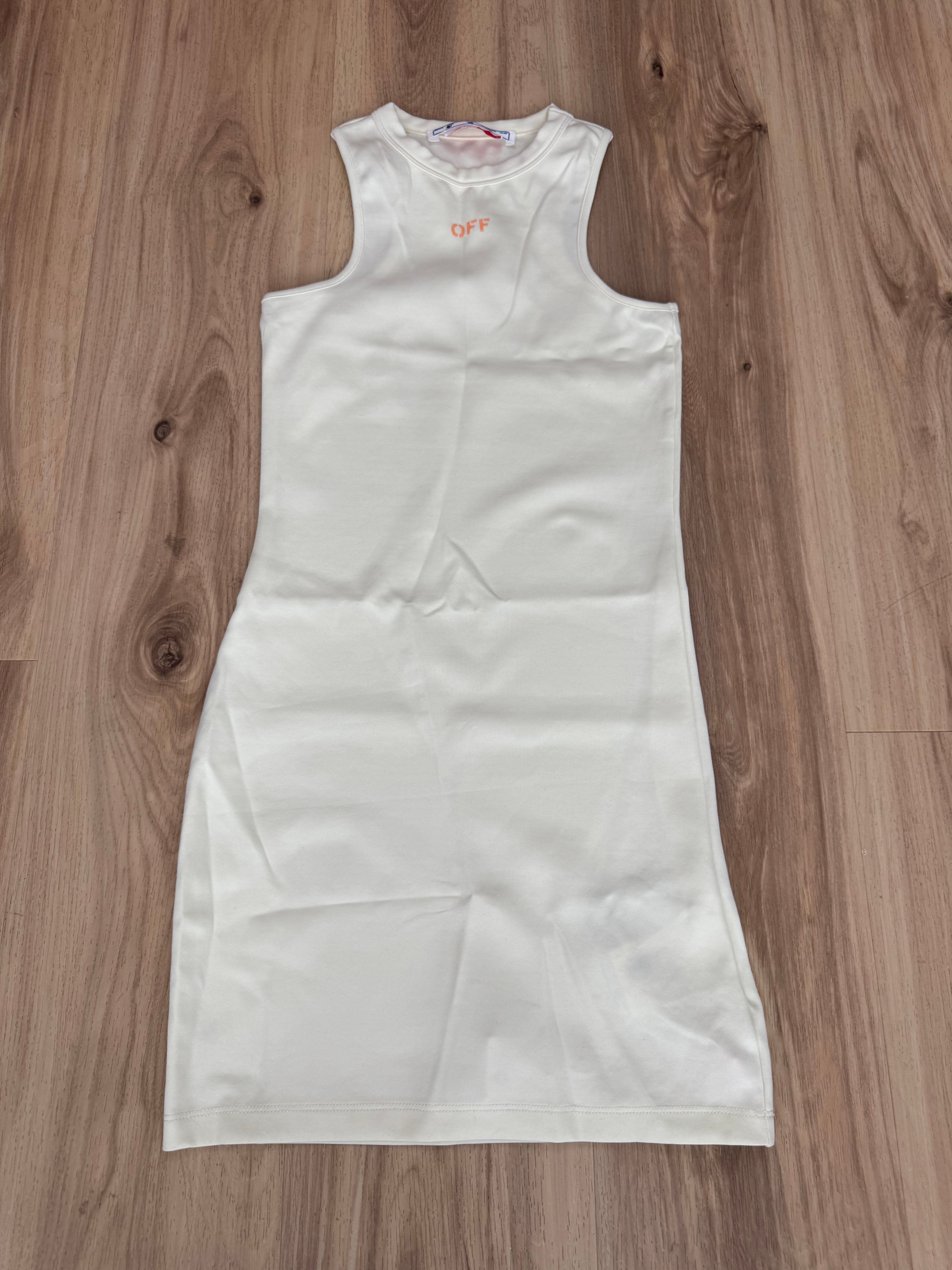 Off-White Sleek Rowing Dress 