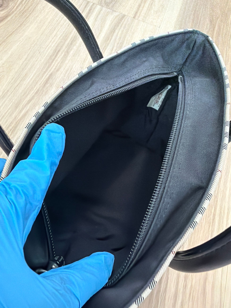 Thumbnail: Burberry Nova Check Canvas Handbag