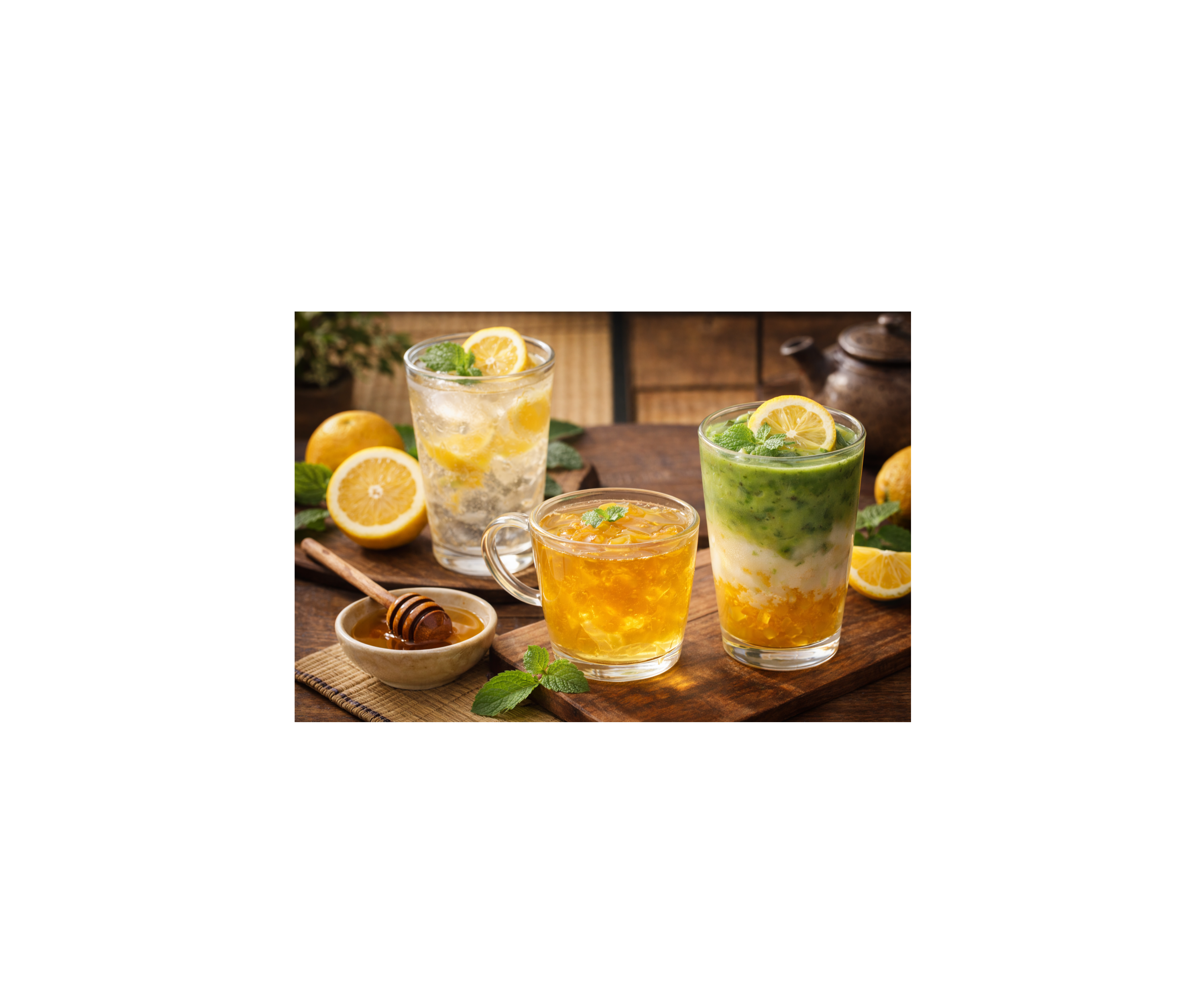 Arranged Food and Objects