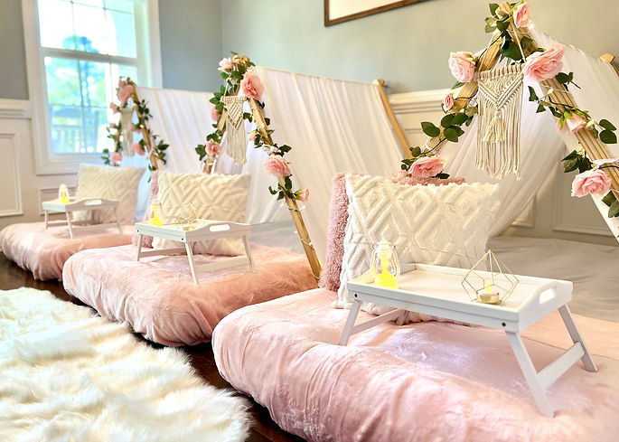 Boho/Flowers Themed Teepee Sleepover