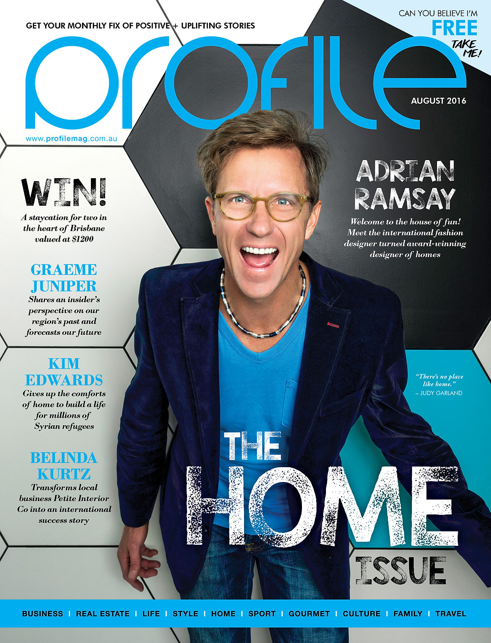 Profile Magazine Adrian Ramsay Cover Story