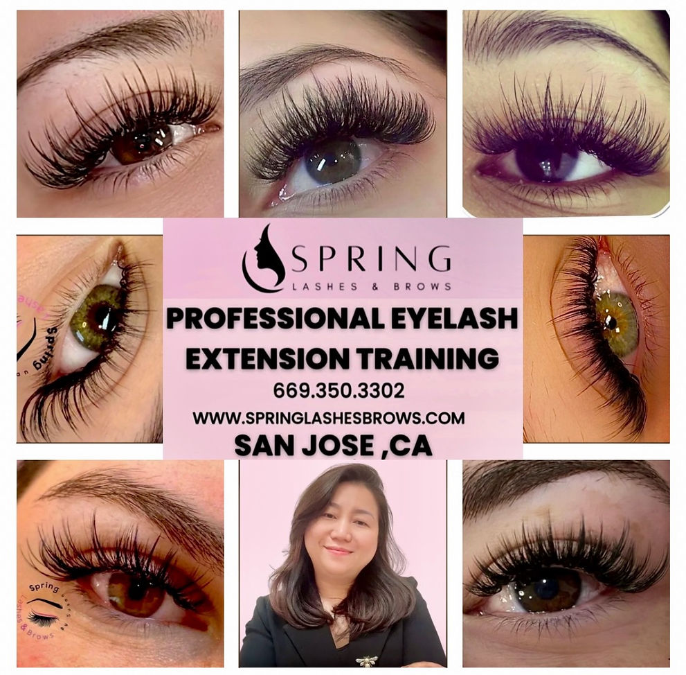 volume lash training technique