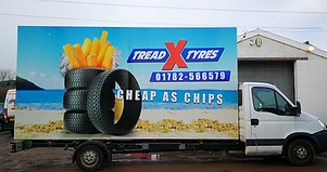 Mobile a board signs and banners