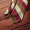 Thumbnail: Block Stripe Silk Tie