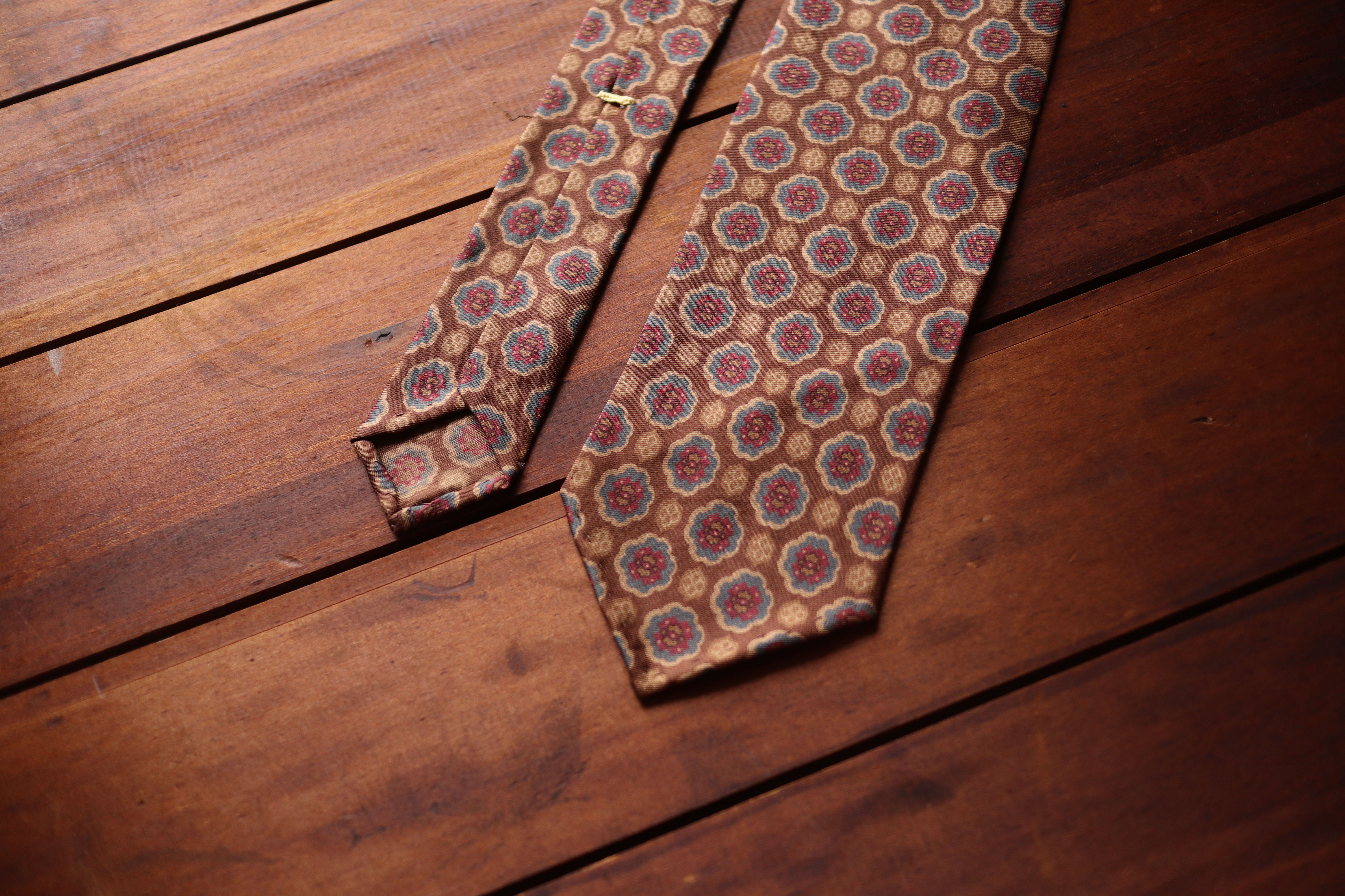 Brown Silk Tie