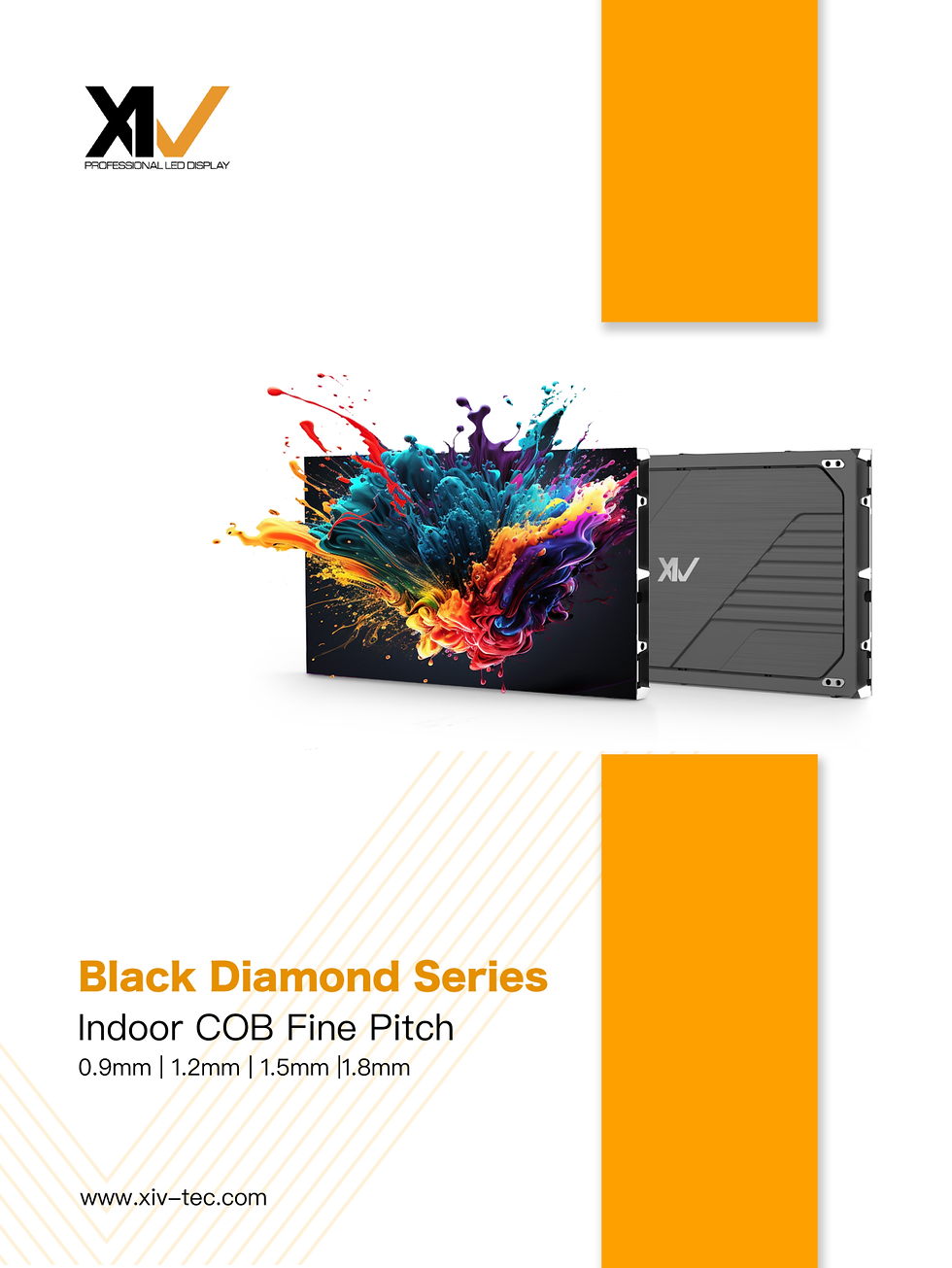 XIV Black Diamondシリーズ 室内用COBファインピッチLEDパネル カタログ表紙