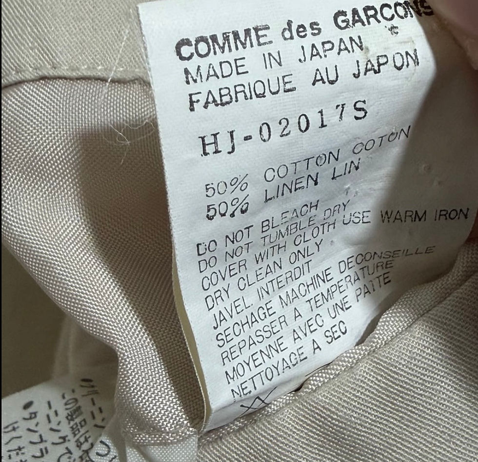 Thumbnail: Comme des Garcons Tanaka Homme AD1991 Blazer