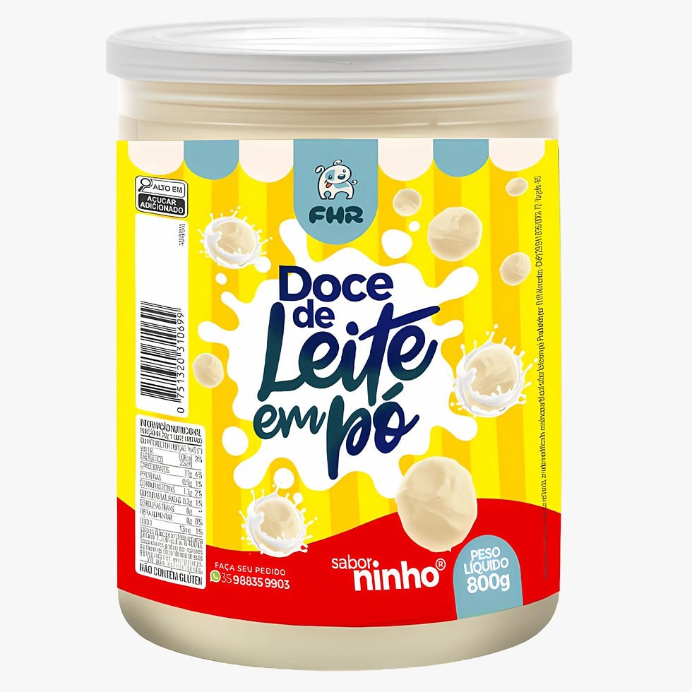 Doce de leite em pó - Pote Ninho 40x20g