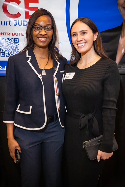 Campaign event with supporters