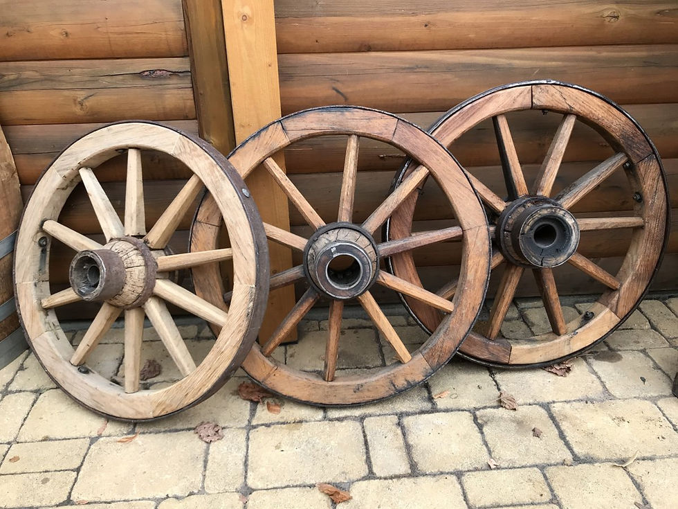 Miniaturbild: Wagen Räder Dekoration