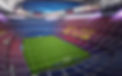Blick auf das legendäre Camp Nou Stadion von FC Barcelona – beeindruckende Architektur und riesige Zuschauertribünen, Heimat des weltbekannten katalanischen Fußballclubs.