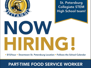 Join the Titans Team! Part-Time Food Service Opening in Downtown St. Pete