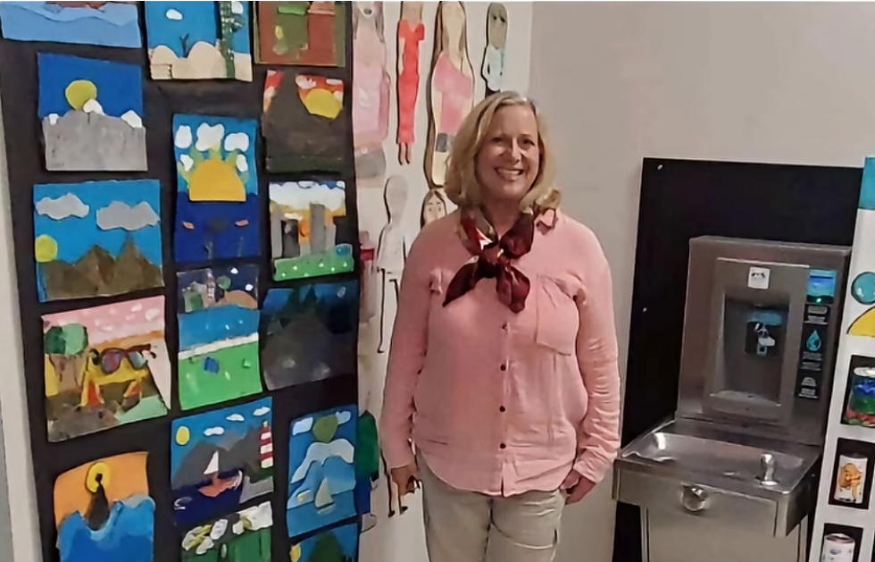 Karen Savage has been removed from her classroom, and an investigation is ongoing.