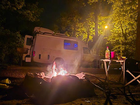 Chinook by the campfire
