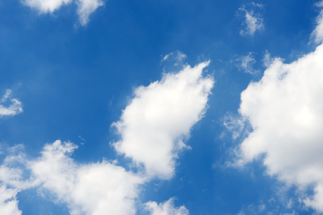 A blue sky in Tokyo