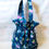 Thumbnail: Bucket Bag - Blue Flowers