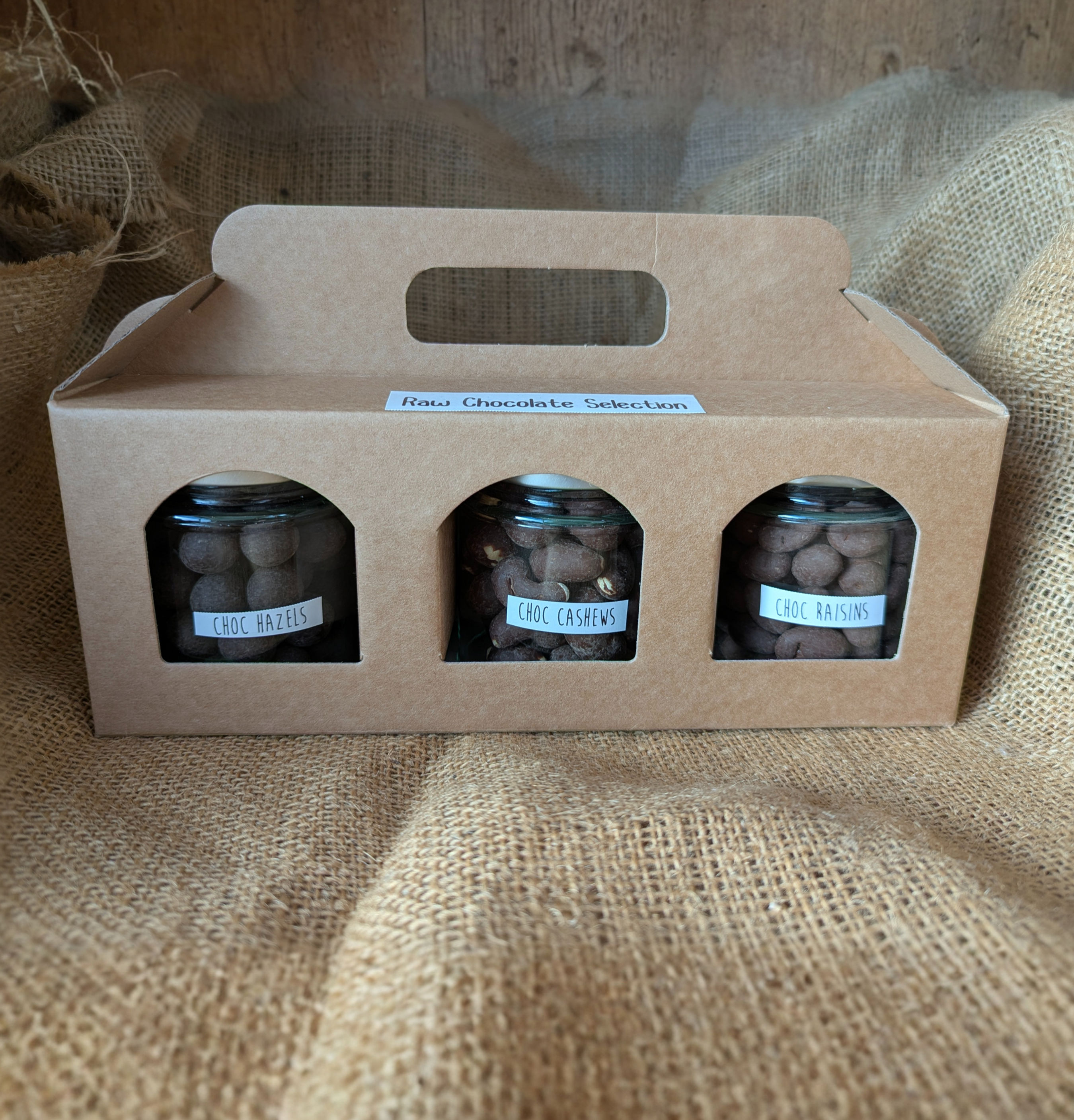 Raw Halo Chocolate Selection Gift Box – 3 Jar Set