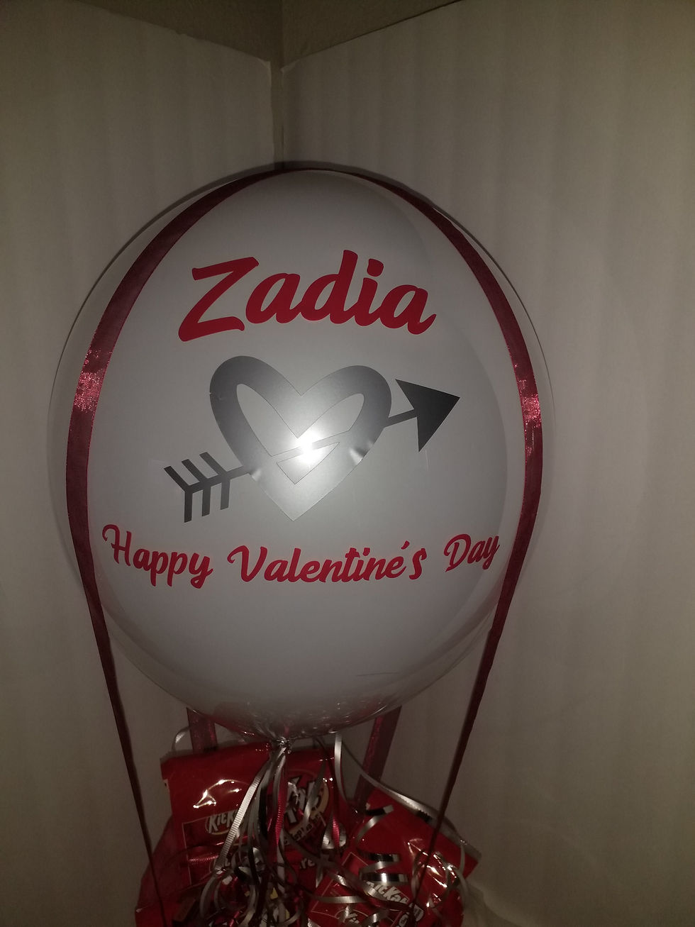 Thumbnail: Happy Valentine's Day Hot Air Ballon w/ Gift Basket