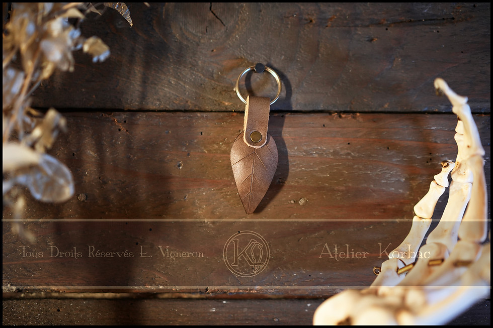 Miniature : Porte-clé en Cuir