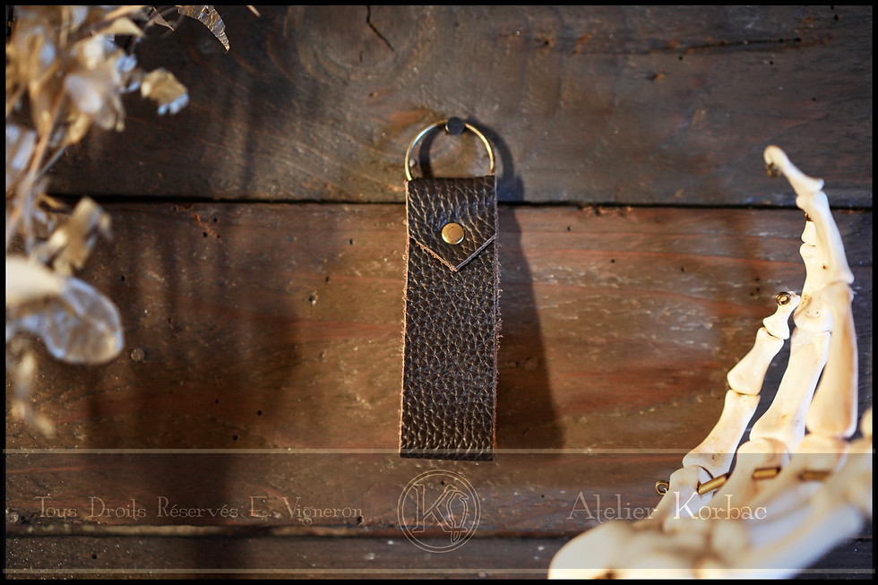 Miniature : Porte-clé en Cuir
