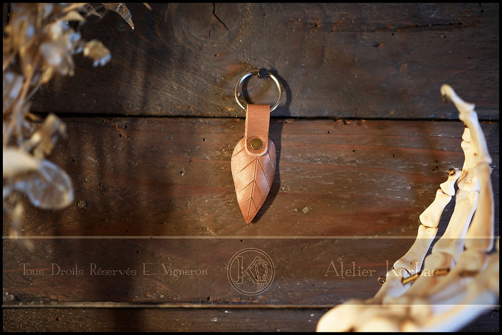 Miniature : Porte-clé en Cuir