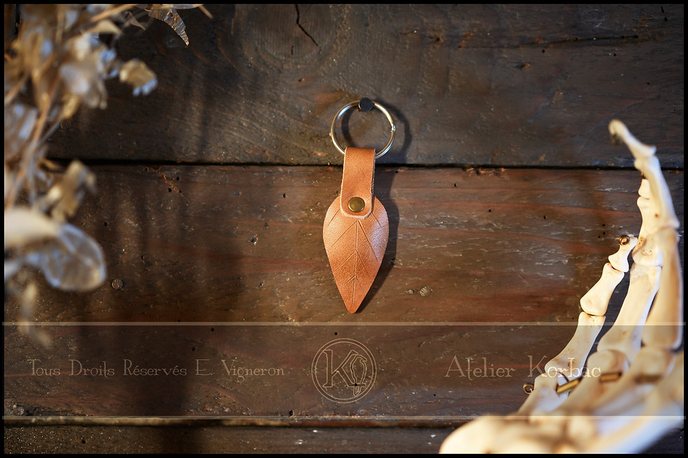 Miniature : Porte-clé en Cuir