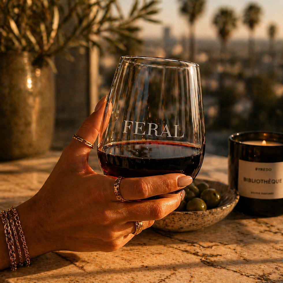 Thumbnail: FERAL Mood Wine Glass | Pick Your Poison Collection | Death Queens