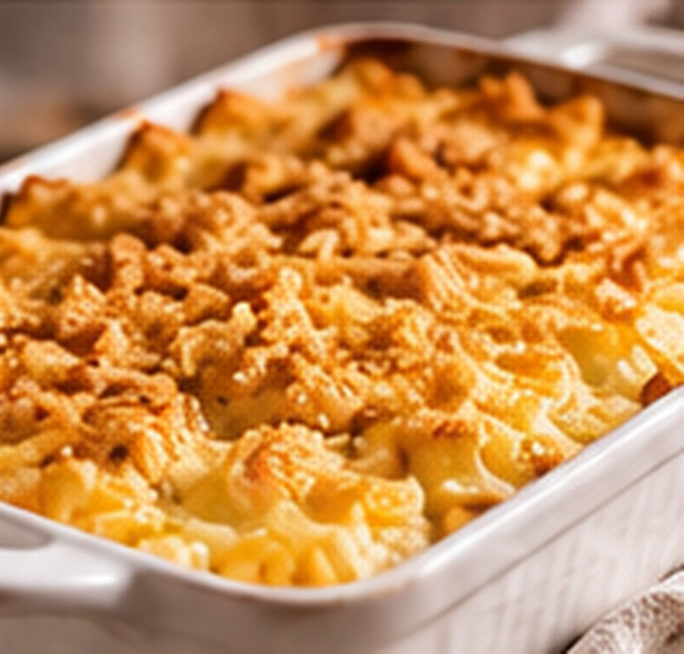 Funeral potatoes — illustrative food image