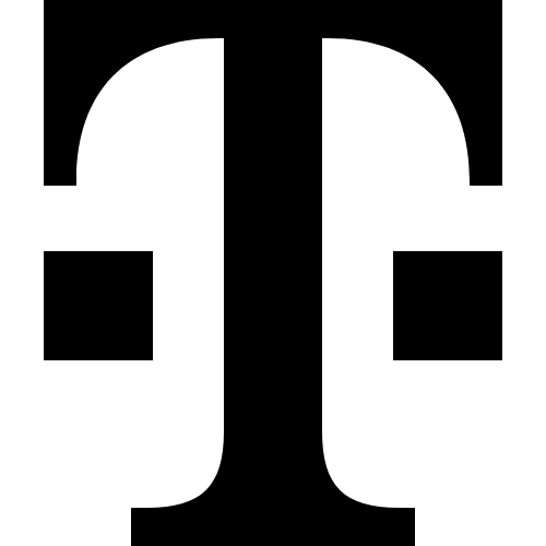 Schwarzes Logo der Deutschen Telekom