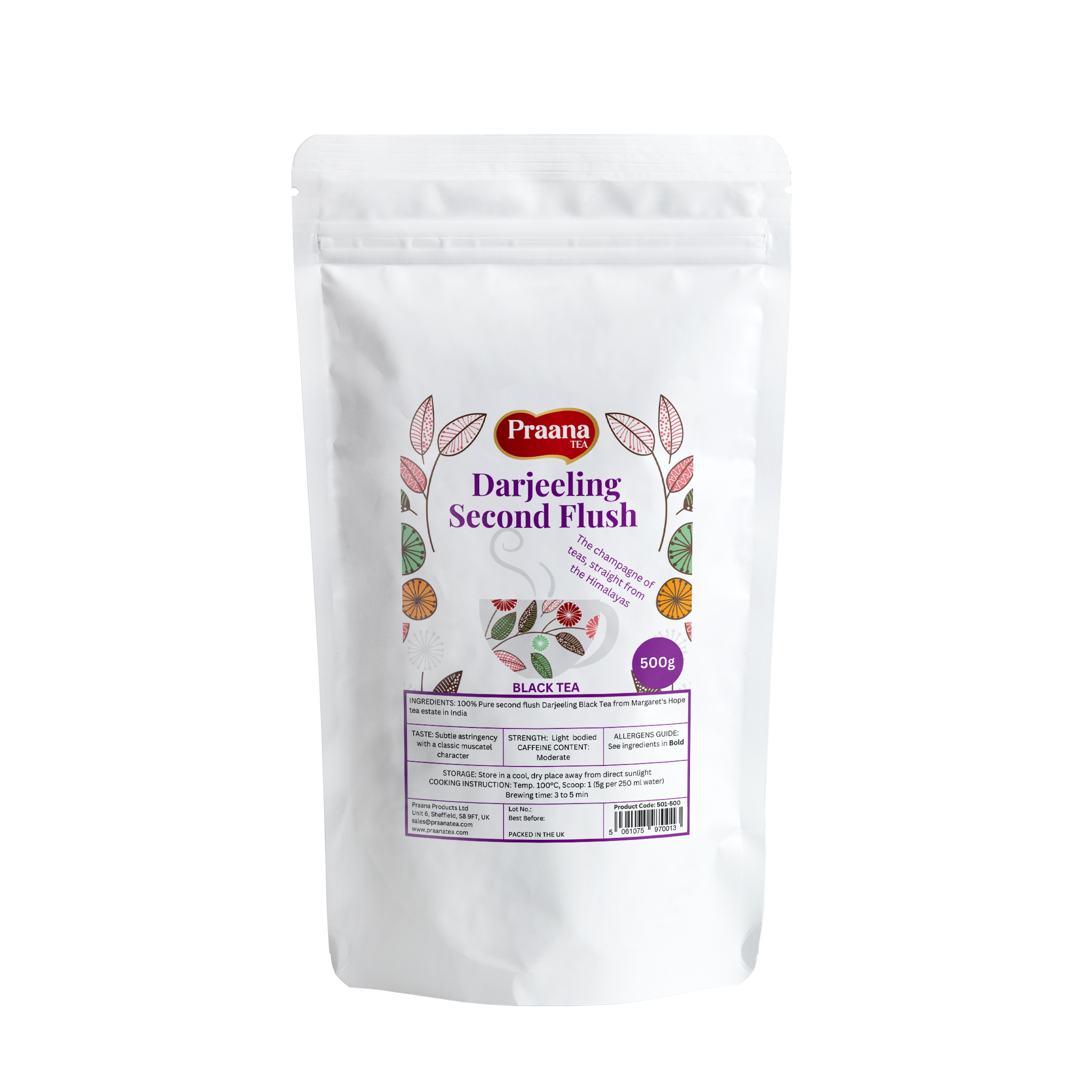 501-500 Darjeeling Tea - Catering Pack 500g