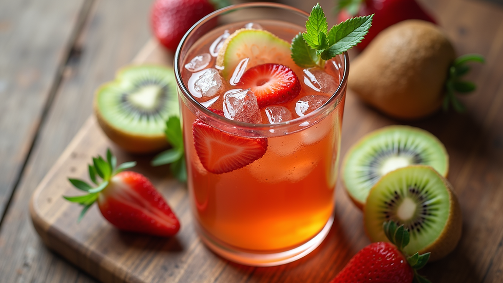 Strawberry Kiwi Tea Benefits: A Refreshing Blend