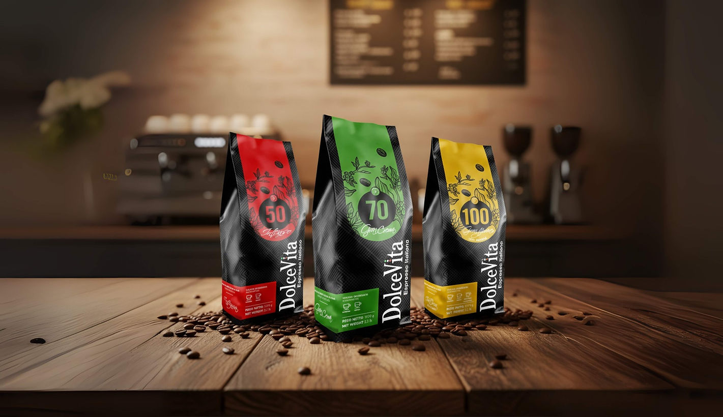 ყავის მარცვალი, პრემიუმ ბლენდები - დოლჩე ვიტა