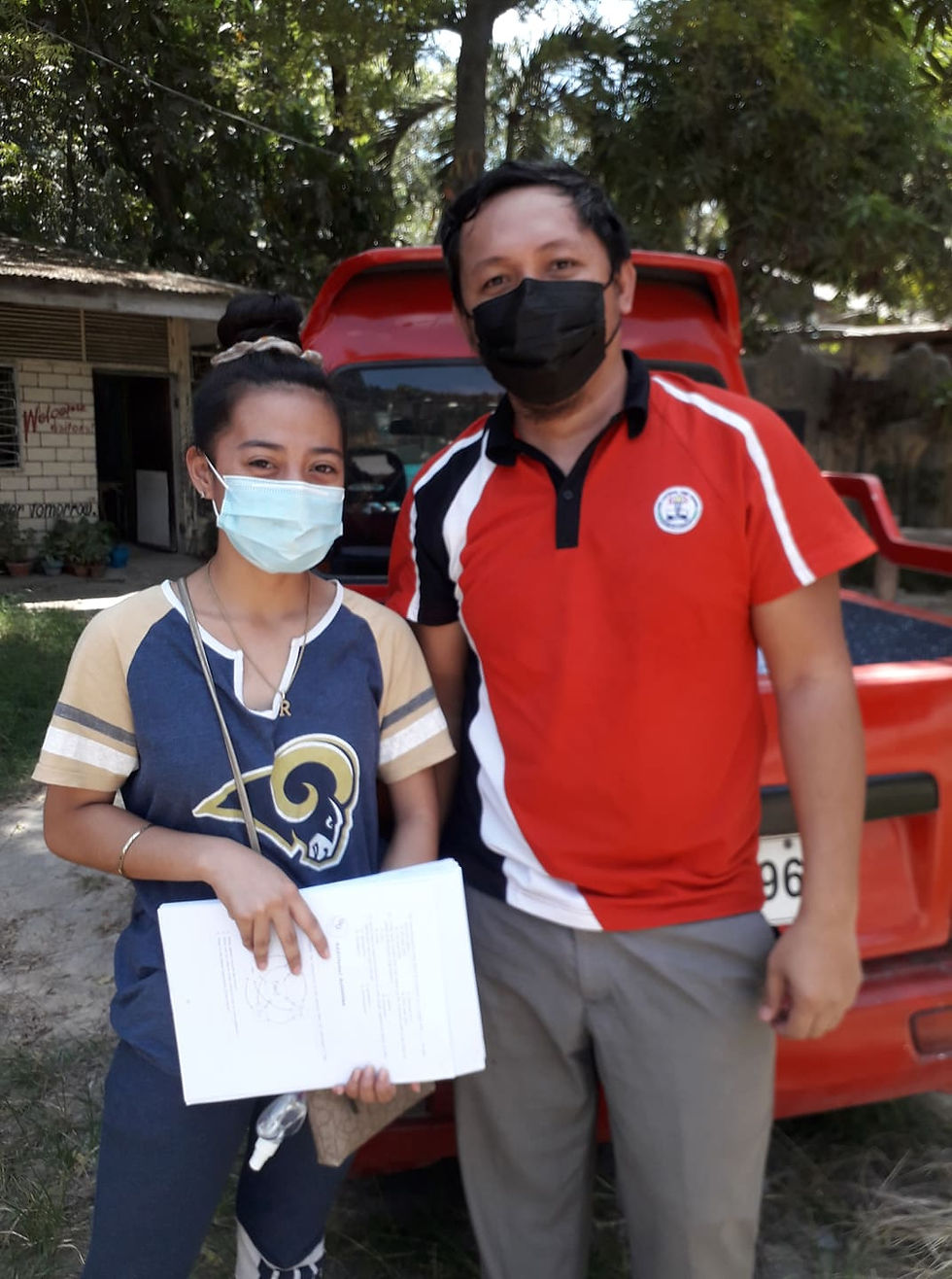 Module Distribution with Sir Celso at Tinaan