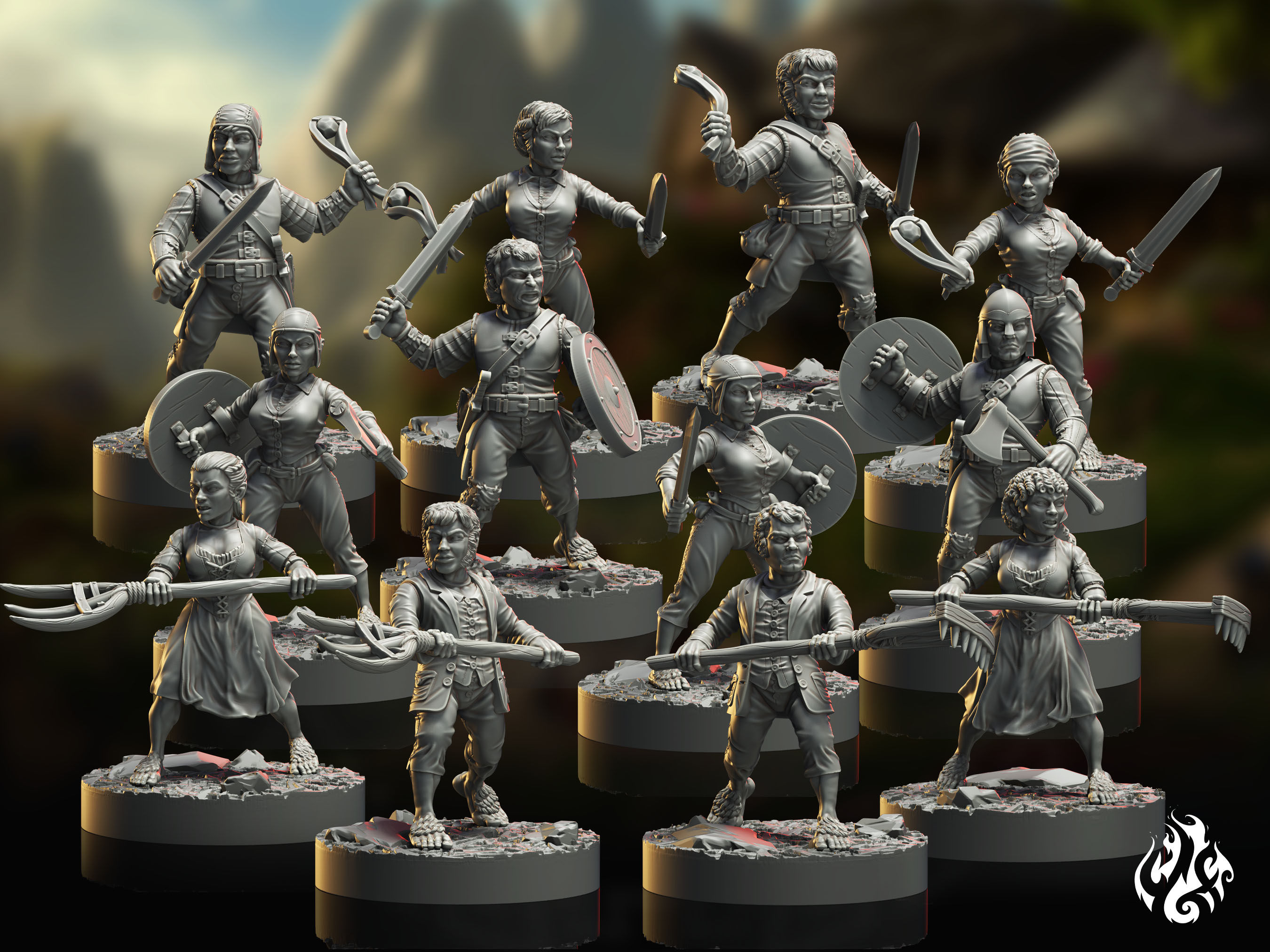 Hobbit Armed peasants