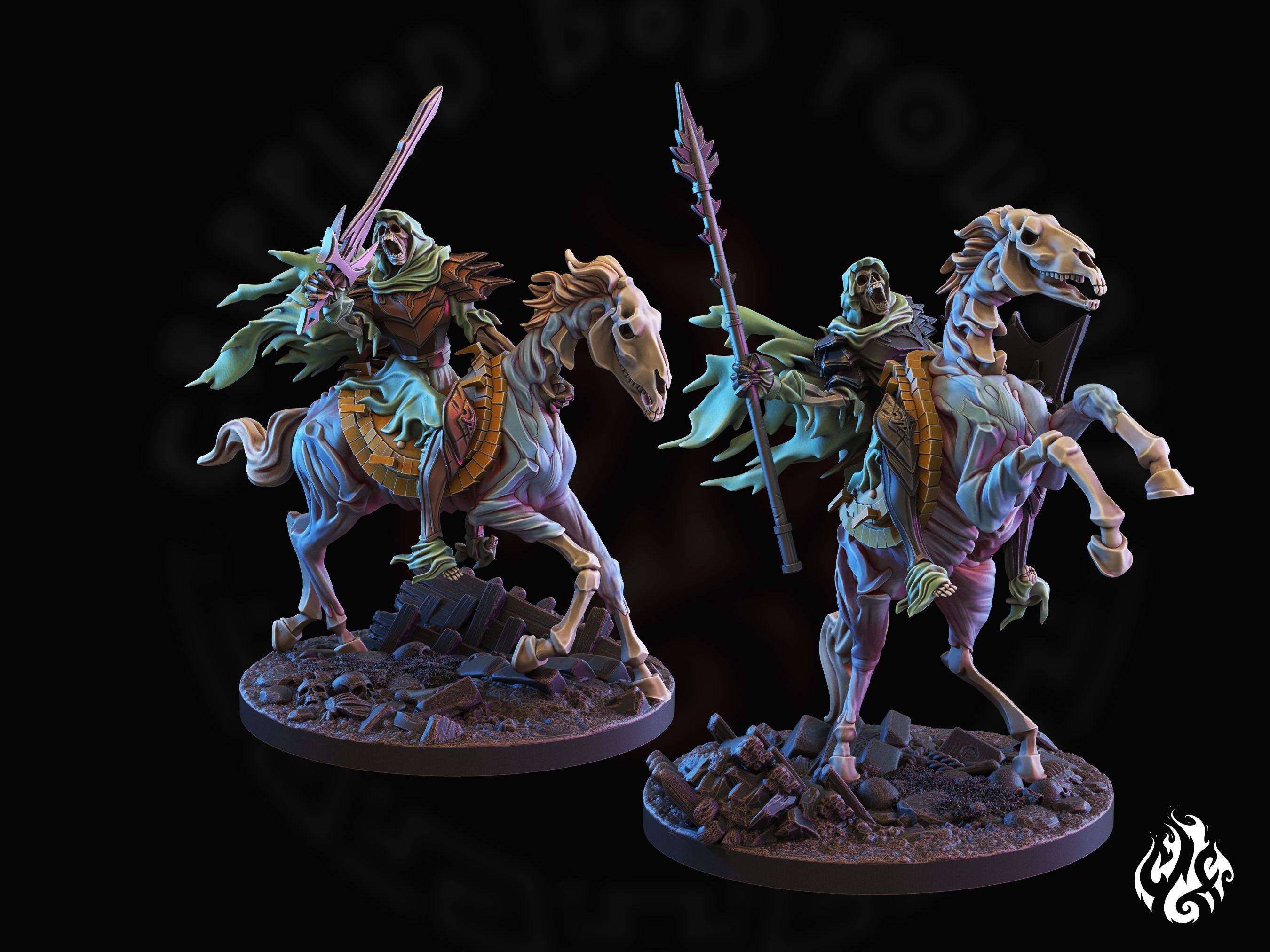 Skeleton Mounted Knights