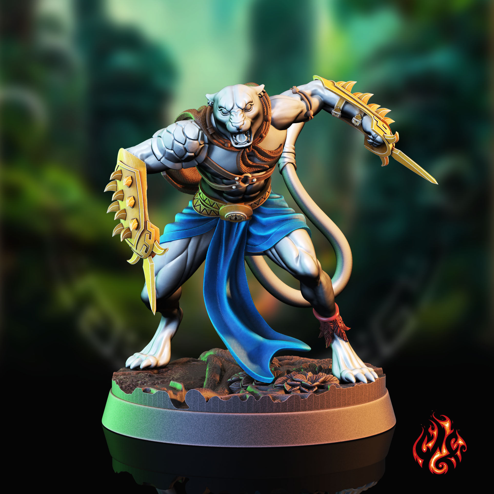 Rykhur the Panther Warrior