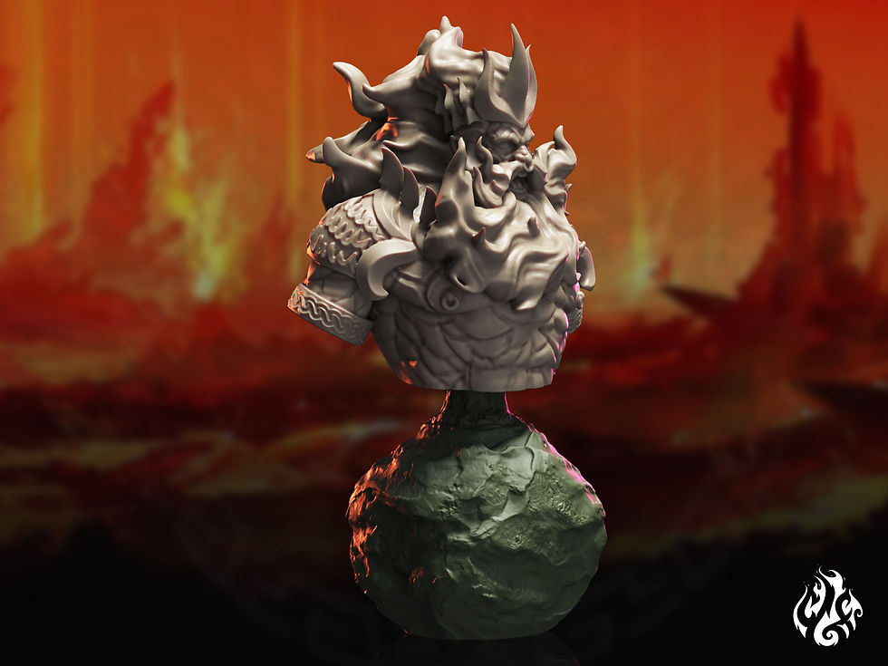 Thumbnail: Bremohr, Fire Giant King  Bust