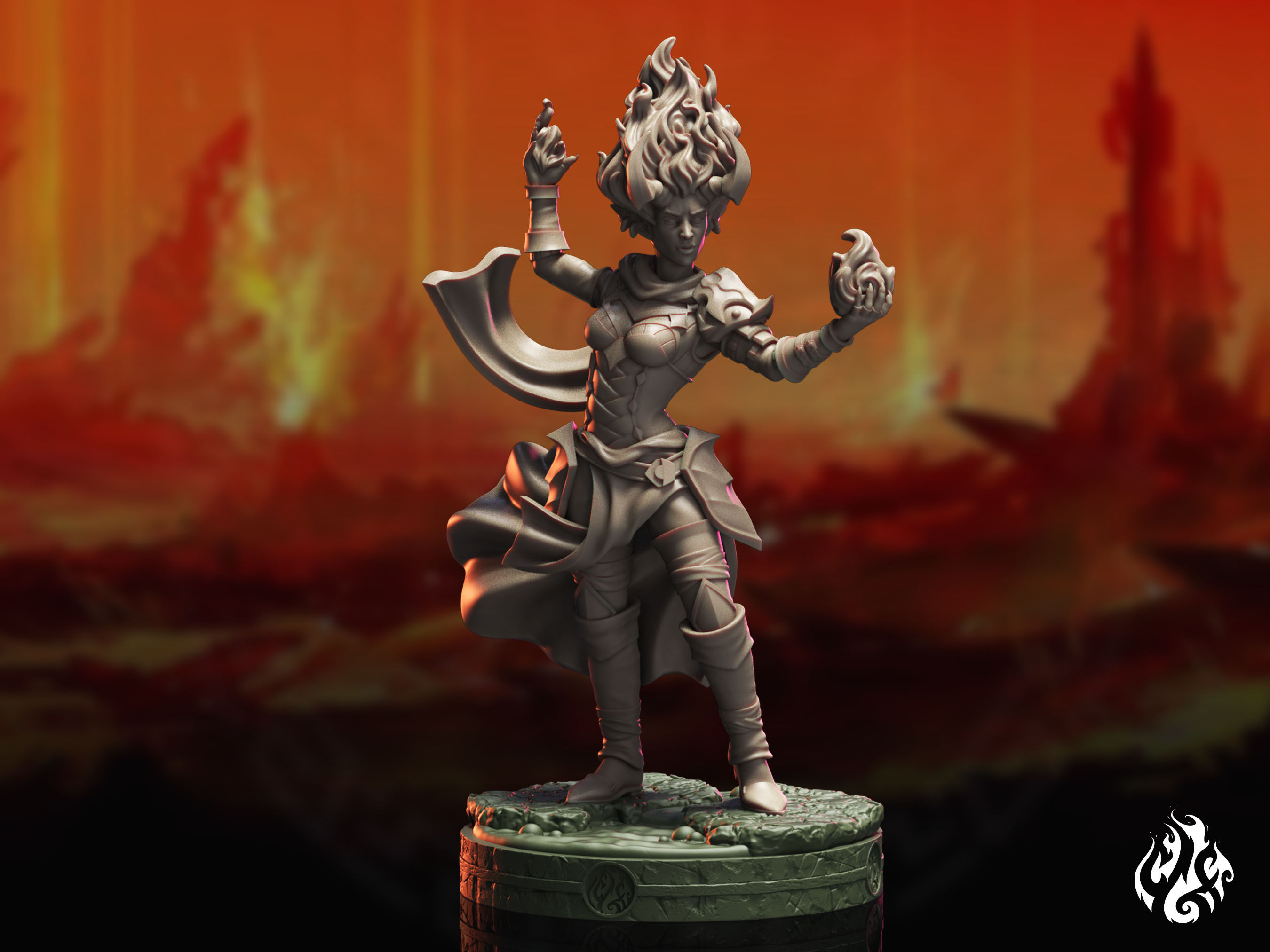 Tiefling Pyromancher