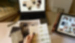 Espace de travail d'un décorateur d'intérieur, moodboard, nuancier, choix de matériaux