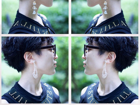 My skin earrings. スキンカラーイヤリング。/ YURIKALAMODE vo.9