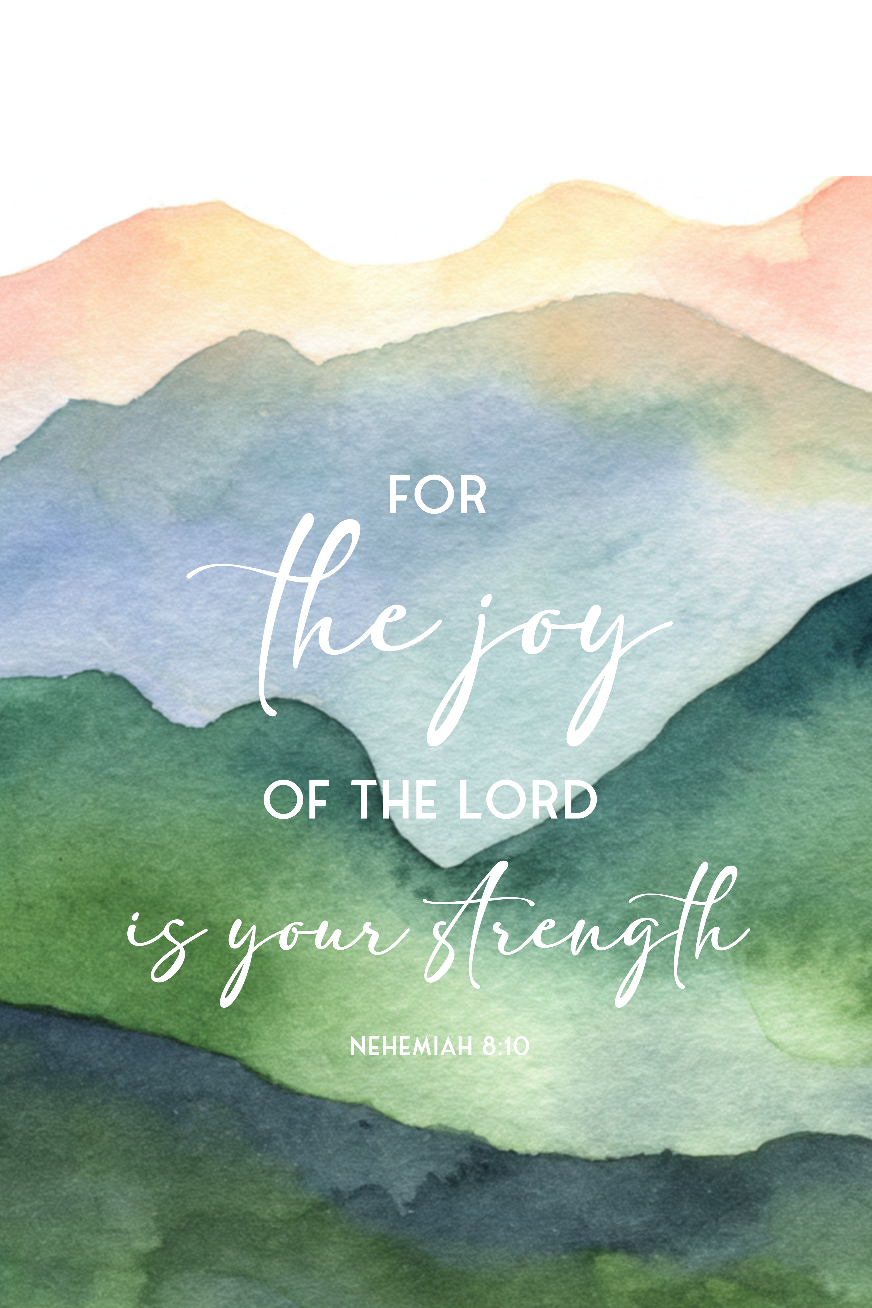 Poster: Nehemiah 8:10
