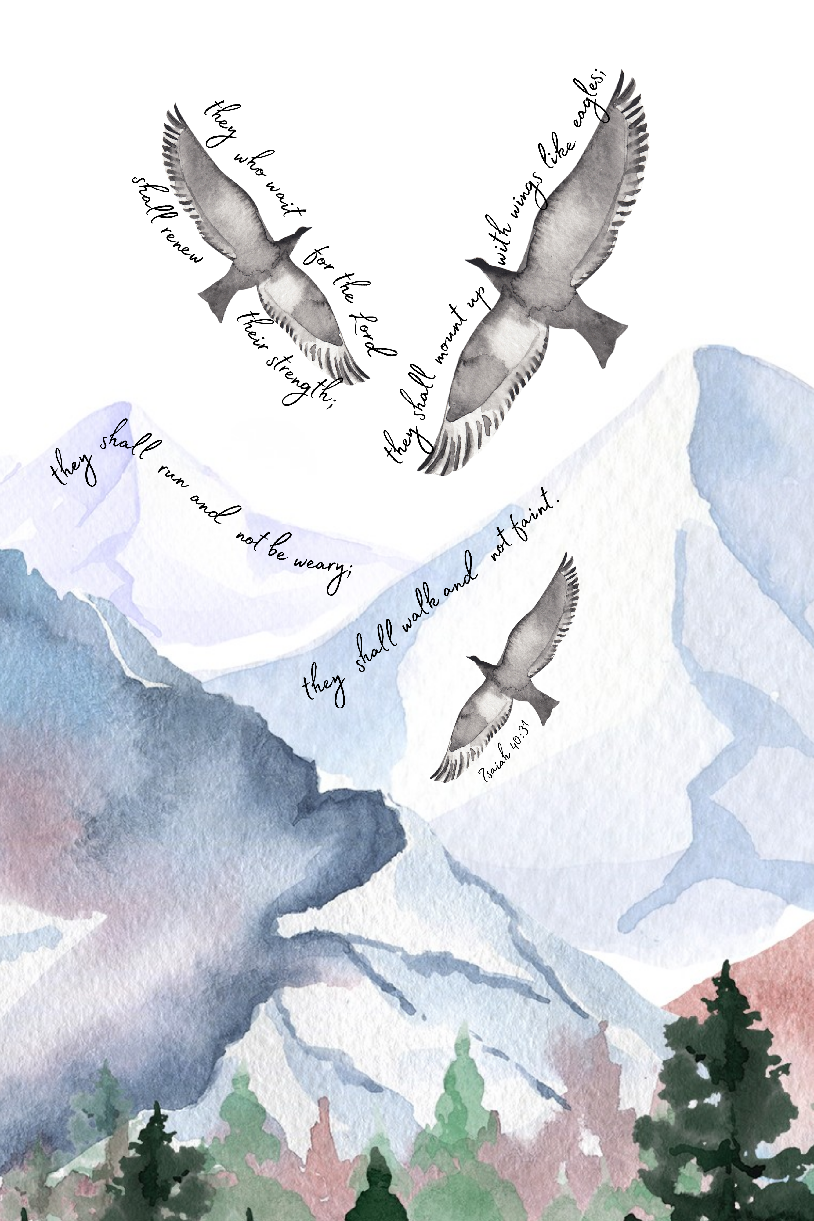 Poster: Isaiah 40:31