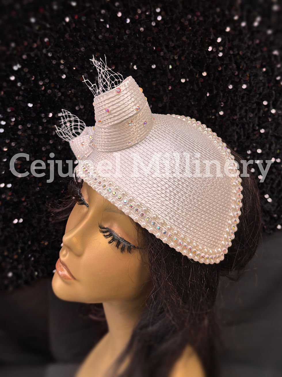 Thumbnail: White Rhinestone 3/4 PP