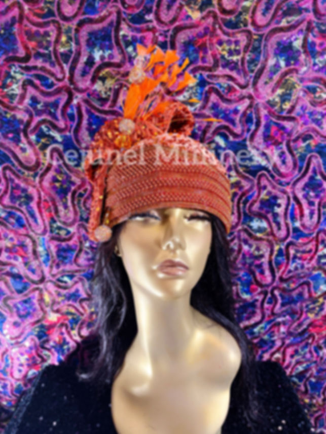 Burned Orange Sequin P&R